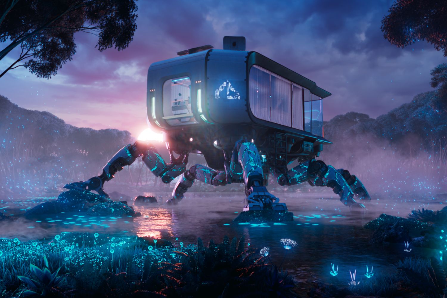Light scattering for a more atmospheric render in V-Ray Premium 