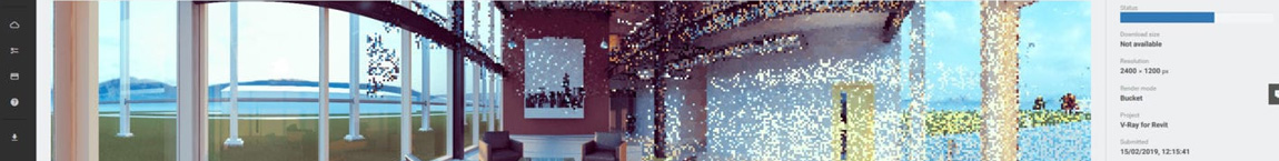 The rendering example from Chaos Cloud